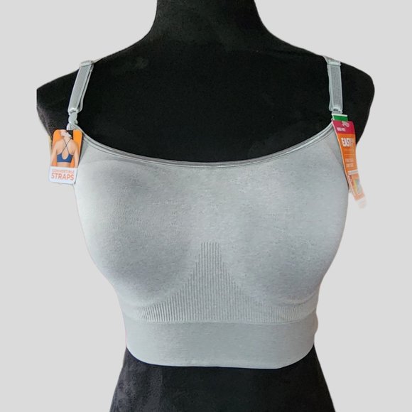 NWT WARNERS Wire Free Convertible Bra Large - Picture 2 of 11